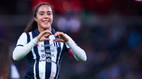 Diana García abrió el marcador y marcó triplete ante Necaxa. MexSport