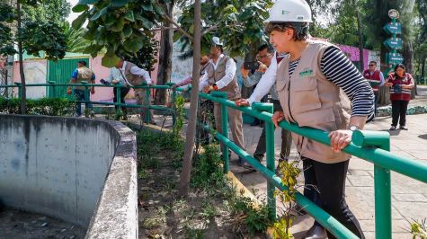 La gobernadora Delfina Gómez supervisó rehabilitación de zoológico