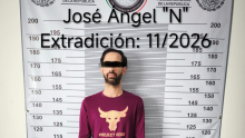 De acuerdo con las autoridades, José Ángel “N” es requerido por Estados Unidos por delitos relacionados con el tráfico de droga.  (Foto: @OHarfuch)