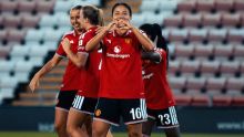Rebeca Bernal marca su primer doblete con el United. Instagram: @manutdwomen