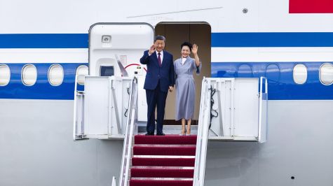 Donald Trump recibe con honores a Xi Jinping en Washington