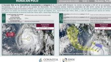 A las 18:00 horas, el centro del meteoro fue localizado a 235 kilómetros al sur-suroeste de Zihuatanejo, Guerrero, y a 425 kilómetros al sur-suroeste de Manzanillo, Colima (Foto: Especial)