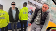 La detención se realizó como parte de las investigaciones iniciadas luego de que circulara en redes sociales un video en el que se observa a dos hombres romper los cristales de un vehículo durante un conflicto vial. (Foto: SSC / Captura de pantalla)
