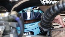 Russell se queda con la Pole en Azerbaiyán. EFE