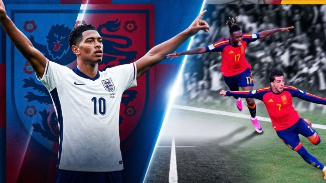 UEFA Nations League; Inglaterra vs España; horario y dónde ver. EFE/Imagen generada con IA para ilustración