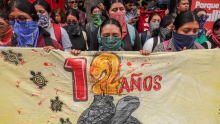 La movilización forma parte de la 144ª Acción Global por Ayotzinapa y México. (Foto: Cuartoscuro)