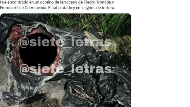 Hallan cuerpo decapitado en la 2 de octubre, Tlalpan Hallan cuerpo decapitado en la 2 de octubre, Tlalpan