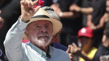 Luiz Inácio Lula da Silva en campaña electoral (Foto EFE)