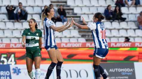 Pachuca recuperó la victoria 4-1 frente a Santos. X: @TuzosFemenil