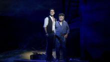Pase gráfico del musical "El alma al aire" con canciones de Alejandro Sanz, este martes en el Teatro Coliseum de Madrid. EFE/ Daniel González