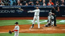 Yankees derrota a Medias Rojas en la Serie de Comodines. X:@Yankees