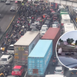 Un choque múltiple en la autopista México-Pachuca dejó un motociclista muerto y varios lesionados; hay severas afectaciones viales rumbo a Indios Verdes. (Foto: Redes sociales / Captura) Un choque múltiple en la autopista México-Pachuca dejó un motociclista muerto y varios lesionados; hay severas afectaciones viales rumbo a Indios Verdes. (Foto: Redes sociales / Captura)