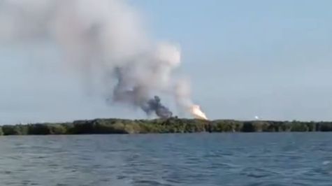 El incidente ocurrió en la Batería de Separación Litoral, donde Pemex derivó de manera controlada flujo de gas hacia un quemador para evitar el cierre de pozos productores de la Región Marina Suroeste. (especial) El incidente ocurrió en la Batería de Separación Litoral, donde Pemex derivó de manera controlada flujo de gas hacia un quemador para evitar el cierre de pozos productores de la Región Marina Suroeste. (especial)