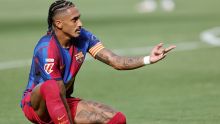Raphinha está listo para el regreso de LaLiga. EFE