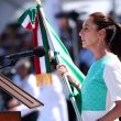 La ceremonia dio inicio este domingo a las 10:30 horas con la rendición de honores a la titular del Ejecutivo y el despliegue de la tradicional salva de 21 cañonazos (Foto: Especial) La ceremonia dio inicio este domingo a las 10:30 horas con la rendición de honores a la titular del Ejecutivo y el despliegue de la tradicional salva de 21 cañonazos (Foto: Especial)