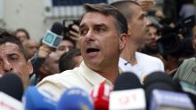Flávio Bolsonaro augura mejores lazos con la Argentina de Milei rumbo al balotaje (Foto EFE)