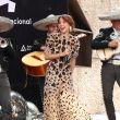 La mexicana Majo Aguilar canta durante una rueda de prensa este lunes, en el Auditorio Nacional de Ciudad de México (México). EFE/ Mario Guzmán La mexicana Majo Aguilar canta durante una rueda de prensa este lunes, en el Auditorio Nacional de Ciudad de México (México). EFE/ Mario Guzmán