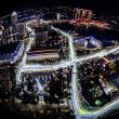 El trazado nocturno de Marina Bay está listo para el Gran Premio de Singapour (Foto: @F1)