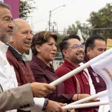 Inició Delfina Gómez rehabilitación de Carretera Cuautitlán-Teoloyucan