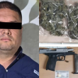 De acuerdo con las primeras versiones, dos sujetos que viajaban en una motocicleta y el detenido presuntamente pretendían realizar un asalto. (Foto: SSC) De acuerdo con las primeras versiones, dos sujetos que viajaban en una motocicleta y el detenido presuntamente pretendían realizar un asalto. (Foto: SSC)