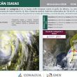 El Servicio Meteorológico Nacional (SMN) mantiene bajo vigilancia dos sistemas ciclónicos en las costas del país (Foto: Especial)