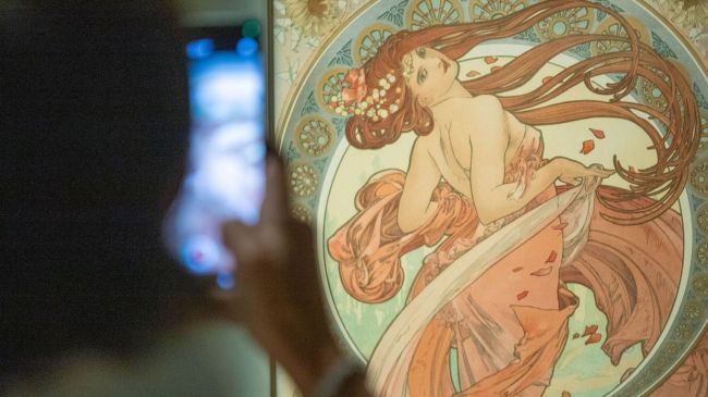 Alphonse Mucha llega al Museo Kaluz(Foto: Moisés Pablo Nava / Cuartoscuro)