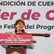 La gobernadora Delfina Gómez habló del apoyo al campo. La gobernadora Delfina Gómez habló del apoyo al campo.