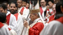 La Iglesia mexicana entrega al papa un libro que documenta la crisis de personas desaparecidas (Foto EFE)
