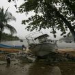El puerto de Acapulco ya fue golpeado por la fuerza de Simón (Foto Cuartoscuro)