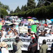 La protesta forma parte de las movilizaciones que trabajadores del instituto mantienen desde semanas anteriores. Entre sus demandas también se encuentran mejores condiciones para desempeñar sus labores y el respeto a sus derechos laborales y sindicales. (Foto: Cuartoscuro)