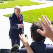 El presidente de Estados Unidos, Donald Trump, responde a cuestionamientos de periodistas en la Casa Blanca (Foto EFE)