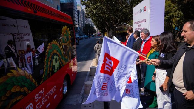 El 30 de enero de este año, se puso en marcha de la nueva ruta Quetzalcóatl, del Metrobús Línea . (Foto: Cuartoscuro) El 30 de enero de este año, se puso en marcha de la nueva ruta Quetzalcóatl, del Metrobús Línea . (Foto: Cuartoscuro)