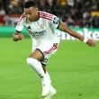 Mbappé; el más joven en llegar a un centenar de duelos en Champions. EFE