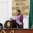 Durante su segundo informe de gobierno, la mandataria adelantó que presentará un proyecto de banca pública para impulsar el crecimiento, la inversión y el emprendimiento. (Foto: Cuartoscuro)