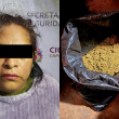 La SSC informó que la mujer fue detenida en Santa Cruz Meyehualco y que en agosto pasado ya había sido arrestada por intentar ingresar narcóticos a un centro penitenciario. (Foto: SSC)