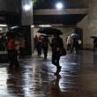 La temperatura máxima será de 21 grados Celsius, con precipitaciones acompañadas de actividad eléctrica y rachas de viento de hasta 45 km/h. (Foto: Cuartoscuro)