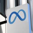 Fotografía de archivo en la que se captó un logo del conglomerado tecnológico Meta, en Burlingame (CA, EE.UU.). EFE/John G. Mabanglo