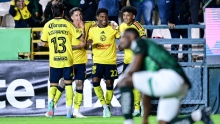 América derrotó 5-3 al León en el Nou Camp, con goles de Henry Martín, Carlos Álvarez, Érick Sánchez, Óscar Perea y Brian Rodríguez. (Foto: Mexsport)