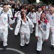 Marcha Zombi en Ciudad de México: Terror y solidaridad para ayudar a familias necesitadas (Foto Cuartoscuro)