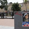 Integrantes de la Unidad Nacional Antidisturbios (UNADI) custodian el Museo Nacional en medio de una manifestación contra el retiro de al menos 30 afiches, fotografías y objetos de tres salas del museo, en Bogotá (Colombia). EFE/Mauricio Dueñas Castañeda Integrantes de la Unidad Nacional Antidisturbios (UNADI) custodian el Museo Nacional en medio de una manifestación contra el retiro de al menos 30 afiches, fotografías y objetos de tres salas del museo, en Bogotá (Colombia). EFE/Mauricio Dueñas Castañeda