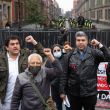 Trabajadores del Instituto Mexicano del Seguro Social (IMSS), representantes de las 37 secciones sindicales del país, se dieron cita frente a Palacio Nacional (Foto Cuartoscuro) Trabajadores del Instituto Mexicano del Seguro Social (IMSS), representantes de las 37 secciones sindicales del país, se dieron cita frente a Palacio Nacional (Foto Cuartoscuro)