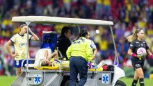 Karen Luna sufre lesión en la rodilla y es baja para el América. MexSport