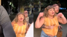 Este caso se suma a una larga lista de episodios en el que extranjeros se enfrentan verbalmente a personas mexicanas sin aparentes consecuencias para los agresores. (Foto: Captura de pantalla)