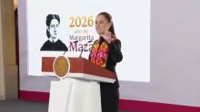 Al arribar a su conferencia de prensa matutina en el Salón Tesorería de Palacio Nacional, la mandataria manifestó su entusiasmo por los resultados y afirmó que el triunfo representa una "bocanada de aire fresco" para América Latina y el Caribe (Foto: Especial)