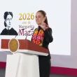 Al arribar a su conferencia de prensa matutina en el Salón Tesorería de Palacio Nacional, la mandataria manifestó su entusiasmo por los resultados y afirmó que el triunfo representa una "bocanada de aire fresco" para América Latina y el Caribe (Foto: Especial)