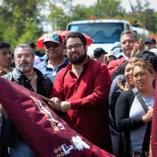 Dan banderazo a segundo tren de pavimentación