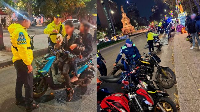 El operativo se realizó en coordinación con los Centros de Comando y Control (C2) de las cinco zonas de la capital, cuyos operadores apoyaron las labores de vigilancia y prevención de accidentes. (SSC CDMX)